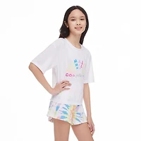 Justice Girls' Short with Mask 3-Piece Set