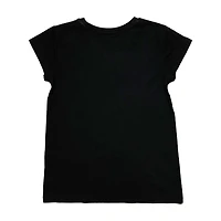 Mercredi T-shirt à manches courtes pour filles allergiques à la couleur