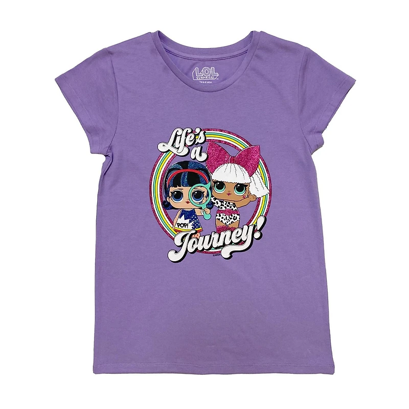 L.O.L Surprise! Girls Journey Short Sleeve T-Shirt