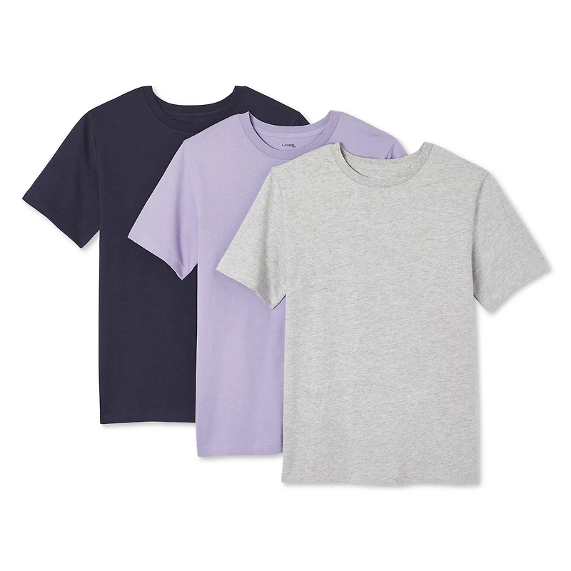 Lot de 3 t-shirts avec encolure ras du cou George pour garçons Tailles TP–TG