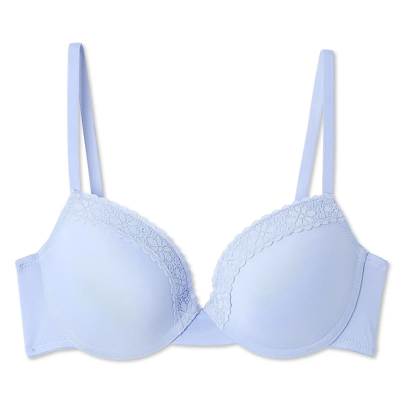 George Women's T Shirt Bra with Lace Trim