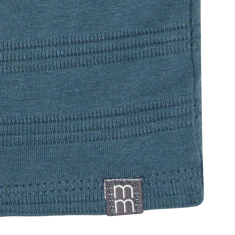 modern moments™ by Gerber®™ - 2pc Oversized Textured Shirt + Shorts Set - Blue