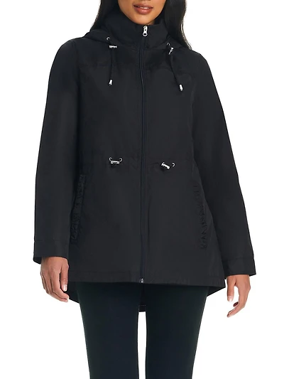 Details Women's Lightweight Water Resistant Parka A Pocket