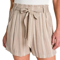 IVY Women's Printed Tie-Belt Short