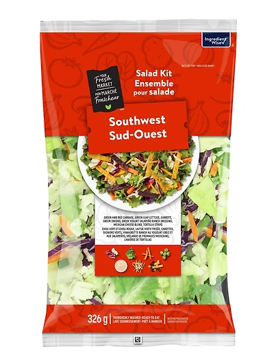 Ensemble pour salade Sud-Ouest Mon marché fraîcheur 326g