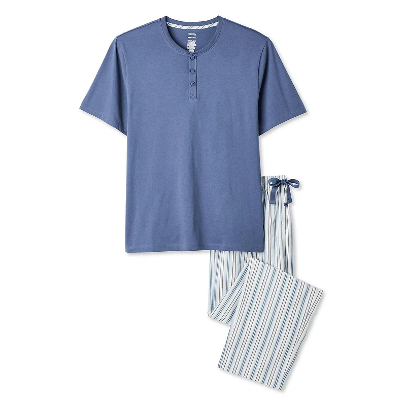 George Men's Two Piece Pajama Set