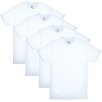 Paquet de T-shirts à Col Rond pour Homme Hanes, Évacuation de l’Humidité Blanc - Paquet de 4