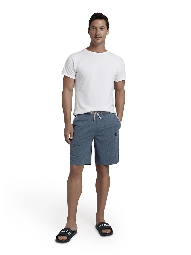 Chaps Men's 2-Pack Jersey Loungewear Sleep Shorts with Pockets