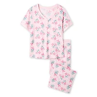 Iyla Women's Plus Two Piece Capri Pajama Set
