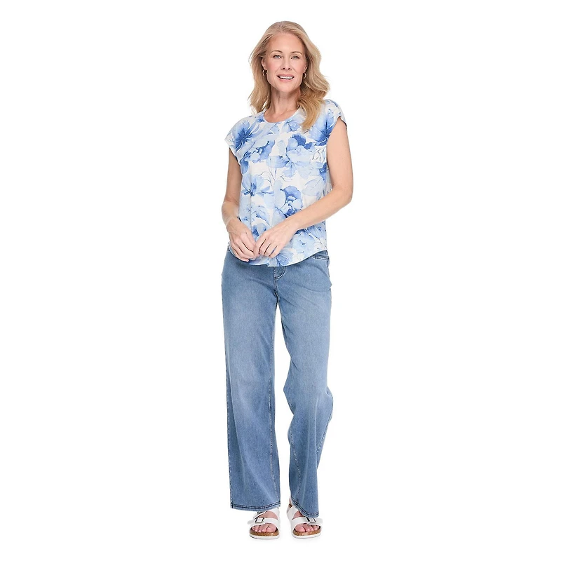 Iyla Women's Linen-Blend Top