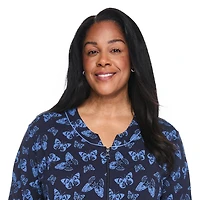 Iyla Women's Plus Zip-Up Nightgown