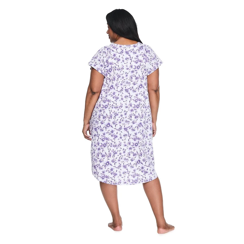 Iyla Women's Plus Printed Nightgown