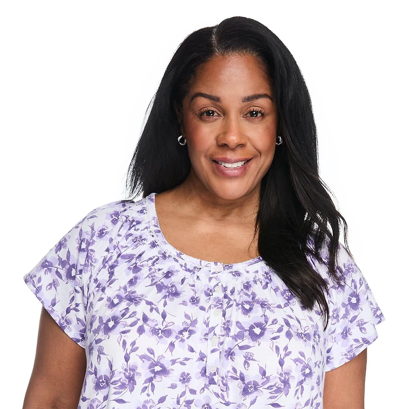 Iyla Women's Plus Printed Nightgown