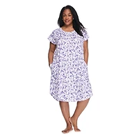 Iyla Women's Plus Printed Nightgown