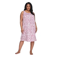 Iyla Women's Plus Tank Nightgown