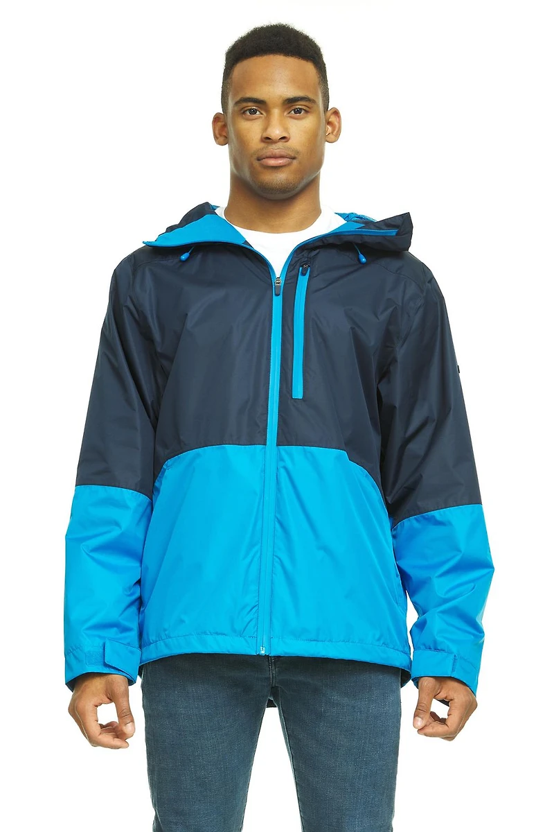 Manteau de pluie hydrofuge avec capuchon Swiss Tech pour hommes