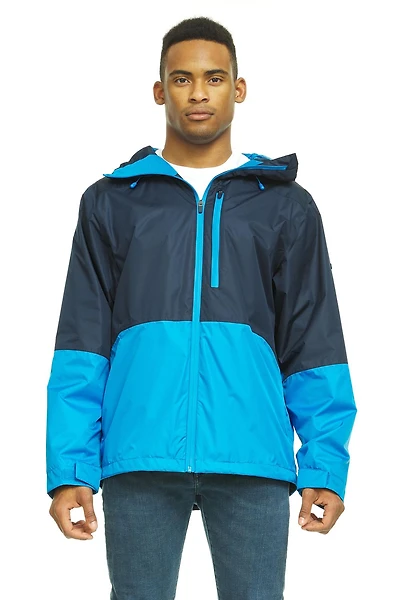 Manteau de pluie hydrofuge avec capuchon Swiss Tech pour hommes