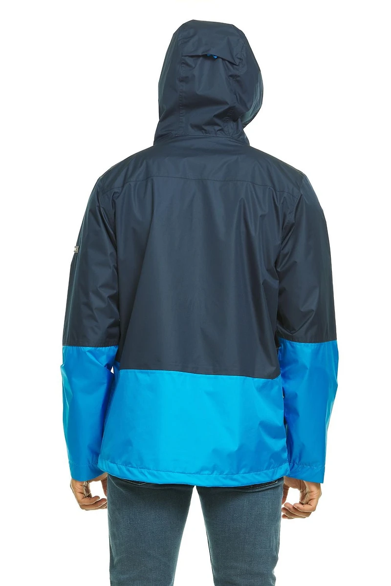 Manteau de pluie hydrofuge avec capuchon Swiss Tech pour hommes