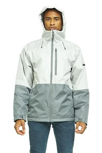 Swiss Tech Mens Hooded Waterproof Rain Jacket