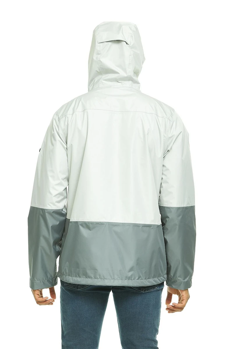 Swiss Tech Mens Hooded Waterproof Rain Jacket