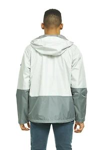 Swiss Tech Mens Hooded Waterproof Rain Jacket