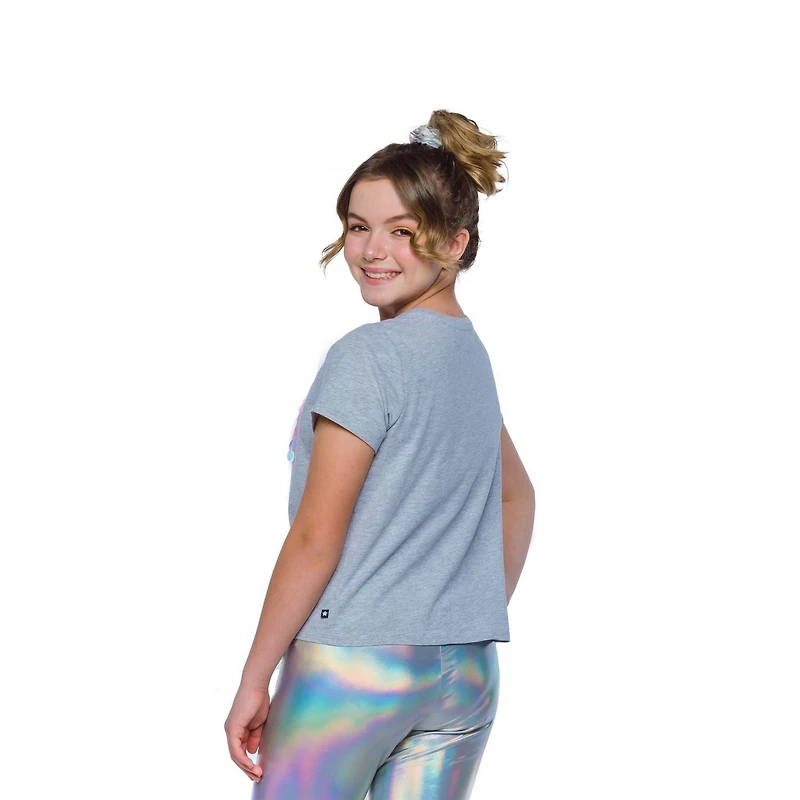 Girls Mini Pop Kids Be Fierce Box Front Tie Top