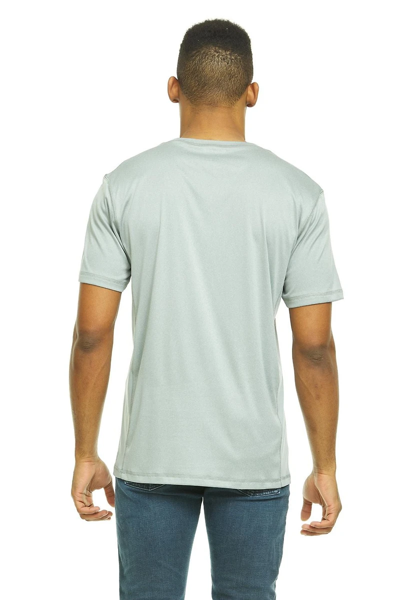 Tee-shirt de protection solaire à manches courtes pour homme Swiss Tech