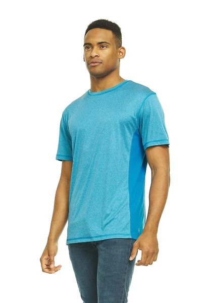 Tee-shirt de protection solaire à manches courtes pour homme Swiss Tech