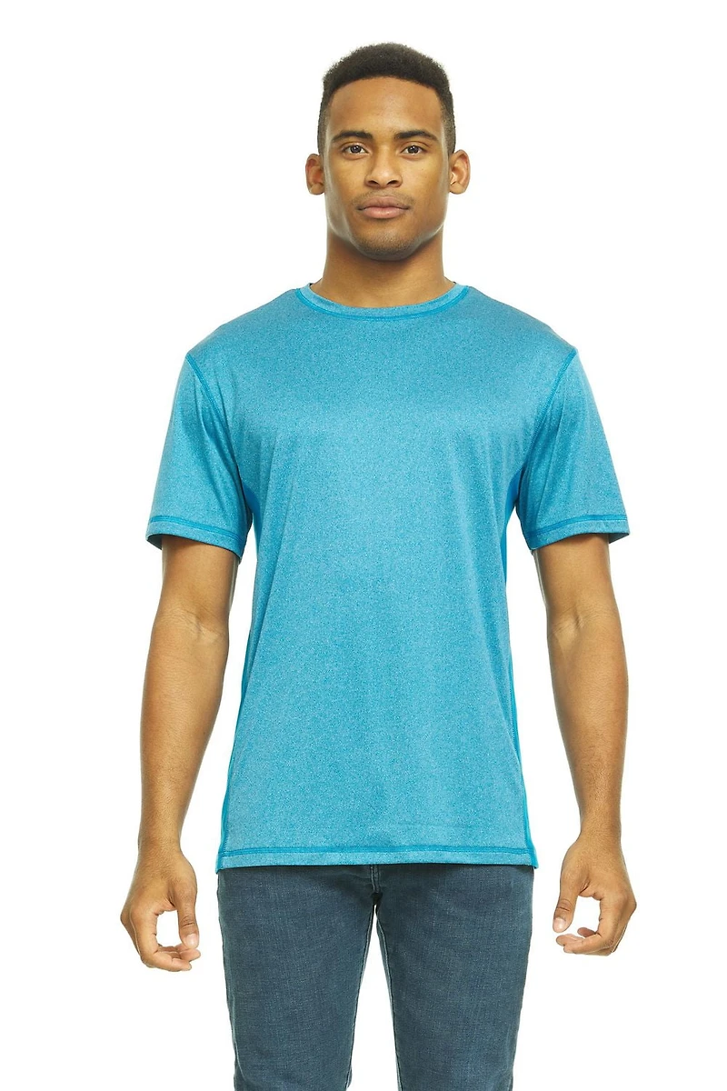 Tee-shirt de protection solaire à manches courtes pour homme Swiss Tech