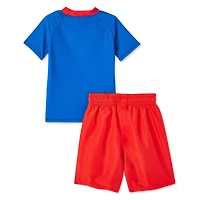 Marvel Toddler Boys' Spider-Man 2-Piece Swim Set