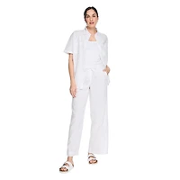 Chemise de camp en mélange lin George pour femmes