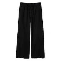 George Women's Linen-Blend Wide Leg Pant