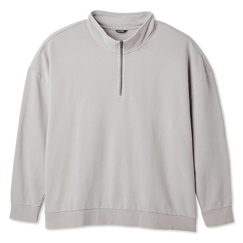 Coton ouaté à fermeture éclair 1/4 George Plus pour hommes