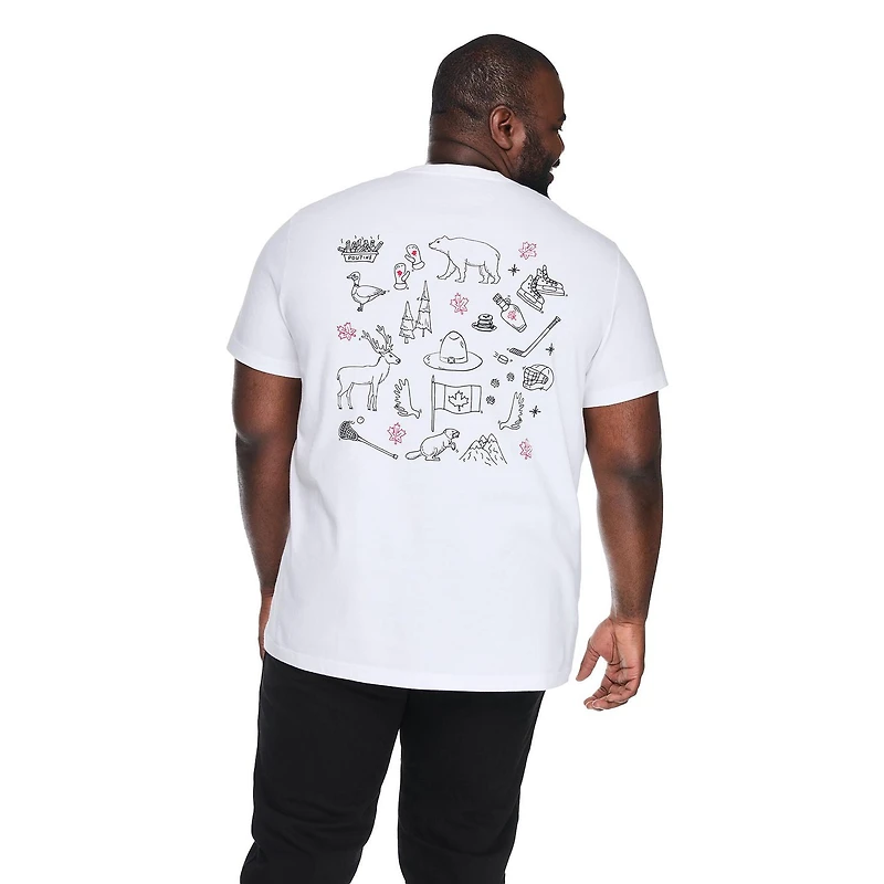 George Big Men's Canada Day T-Shirt
