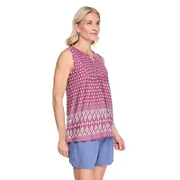 Iyla Women's Border Printed Top