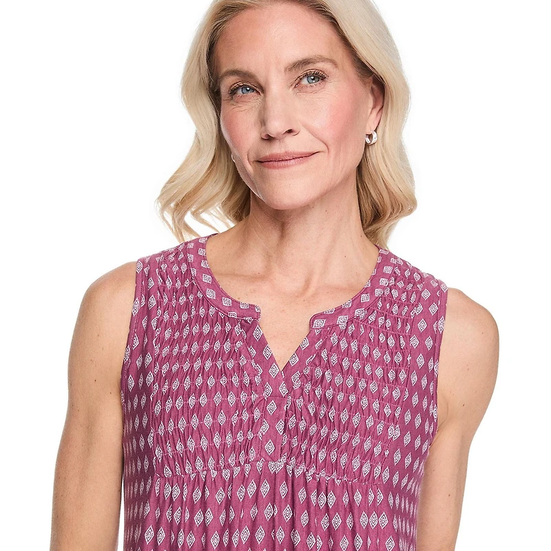 Iyla Women's Border Printed Top