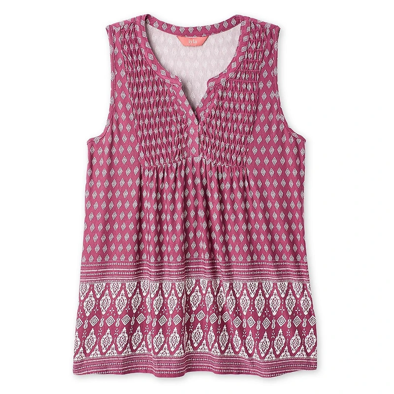 Iyla Women's Border Printed Top