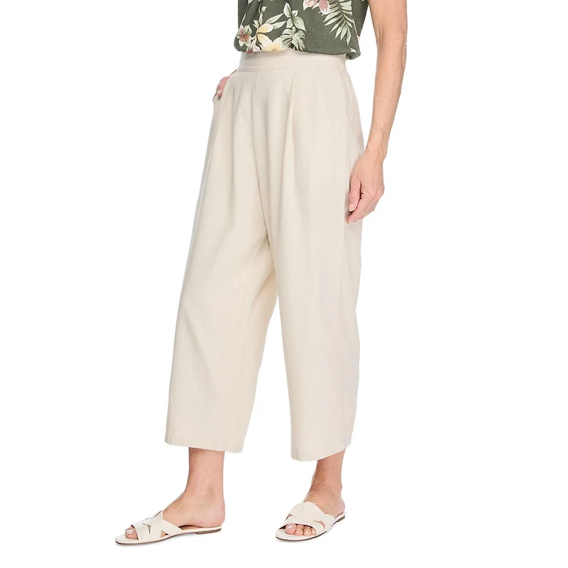Iyla Women's Linen Gaucho Pant