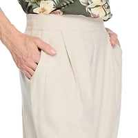 Pantalon gaucho en lin Iyla pour femmes