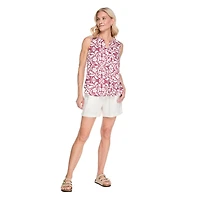 Short en mélange de lin Iyla pour femmes