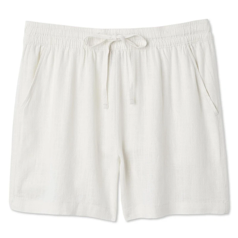 Short en mélange de lin Iyla pour femmes