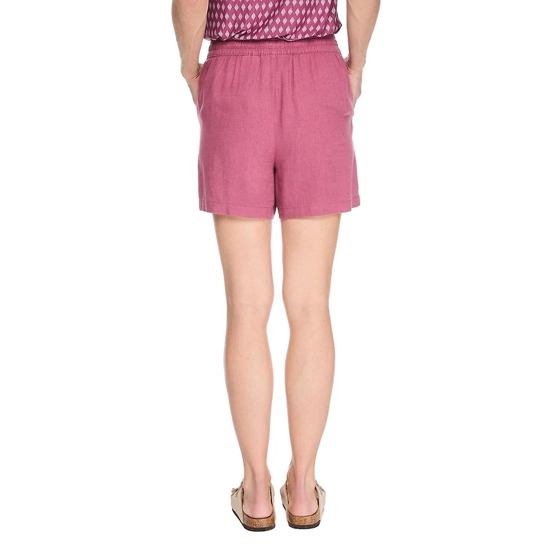 Short en mélange de lin Iyla pour femmes