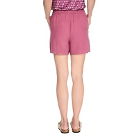 Short en mélange de lin Iyla pour femmes