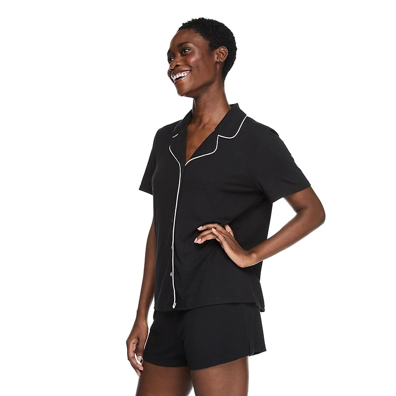 Como Blu Women's Three Piece Pajama Set