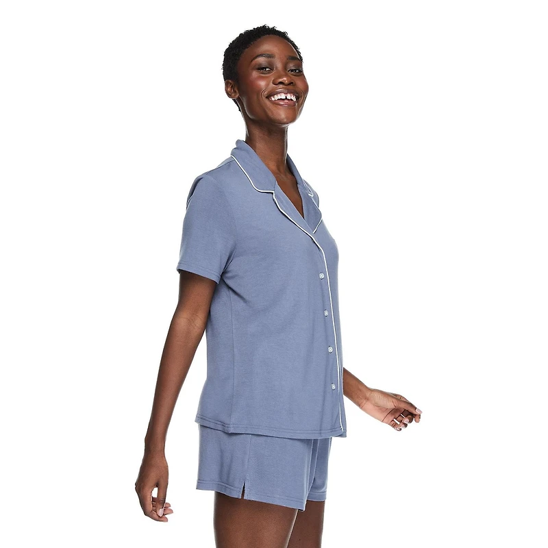Como Blu Women's Three Piece Pajama Set