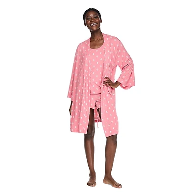 Ensemble de nuit 3 pièces avec robe chambre George pour femmes