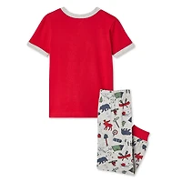Canadiana Toddlers' Unisex Tee and Pant Pajamas 2-Piece Set