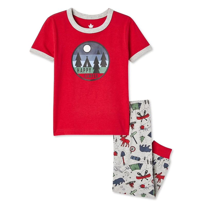 Canadiana Toddlers' Unisex Tee and Pant Pajamas 2-Piece Set