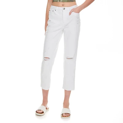 No Boundaries Women's Slim Crop Straight Pant