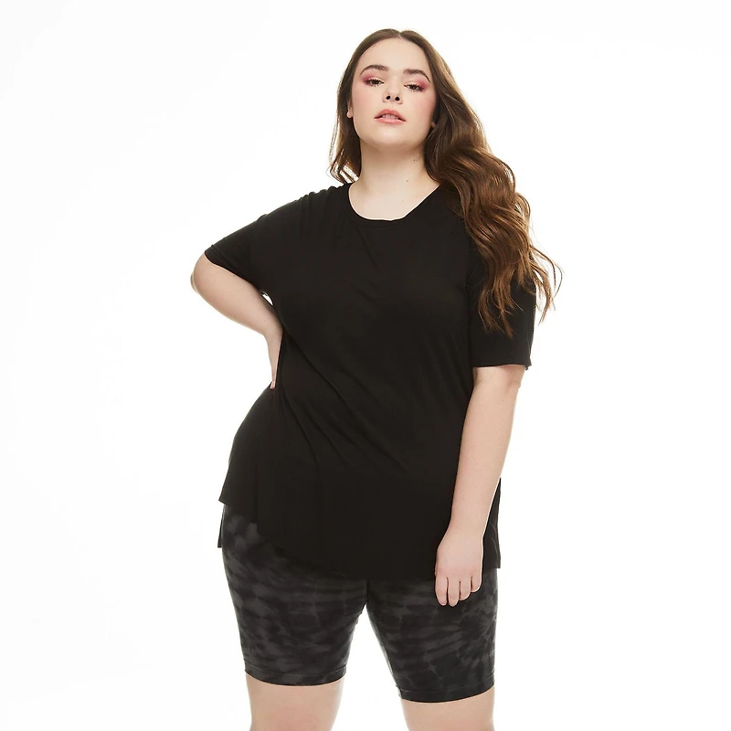 Harper + Zoe Plus Women's Oversized Tunic Tee